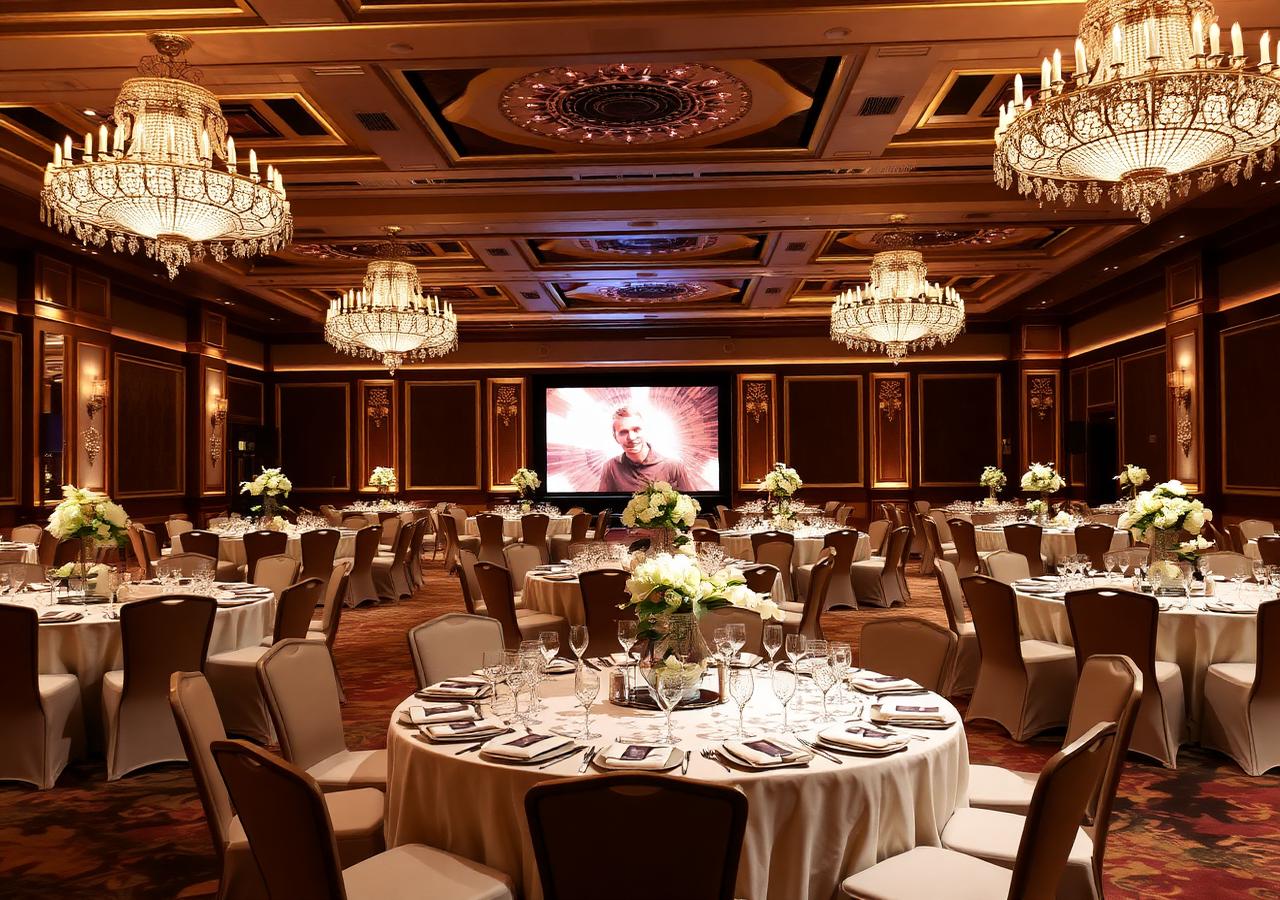 Elegant gala event